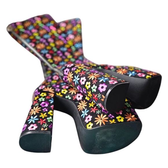 Dolls Kill Shoes - NWT Daisy Lane Knee High Boots Current Mood SZ 9